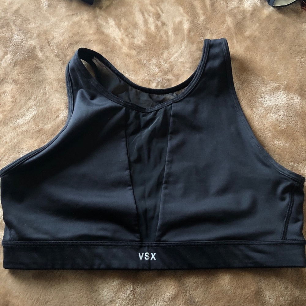 Victoria’s Secret Black Mesh Sports Bra